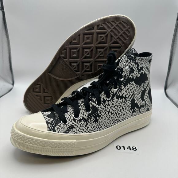 CONVERSE Womens 10 1970s Hi Leather Python Digital Camo - Picture 1 of 8
